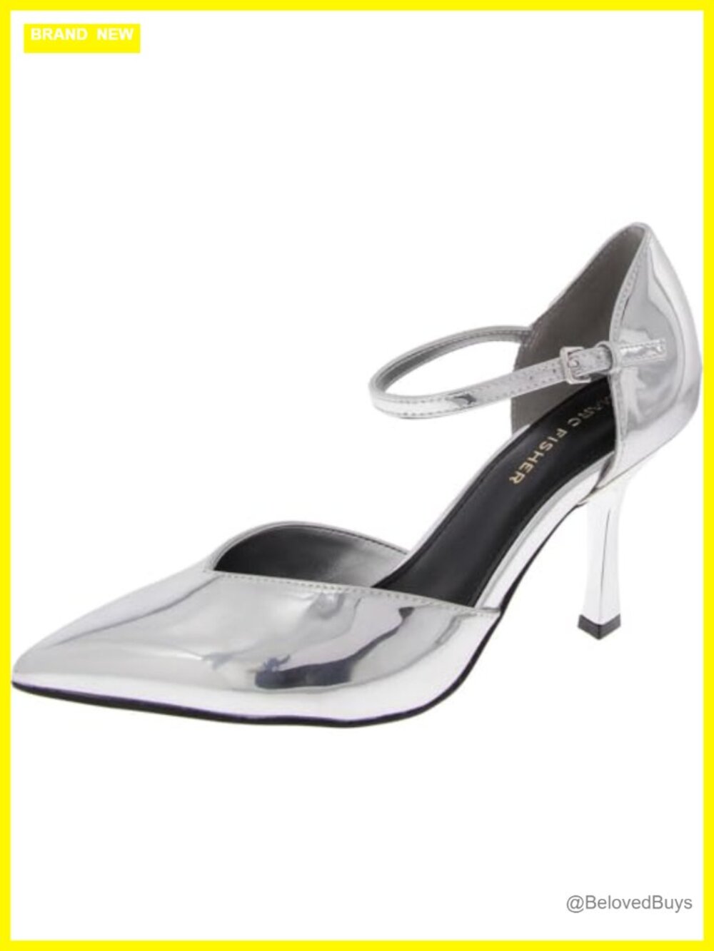 Pointed Toe Stiletto Pump with Adjustable Ankle Strap
